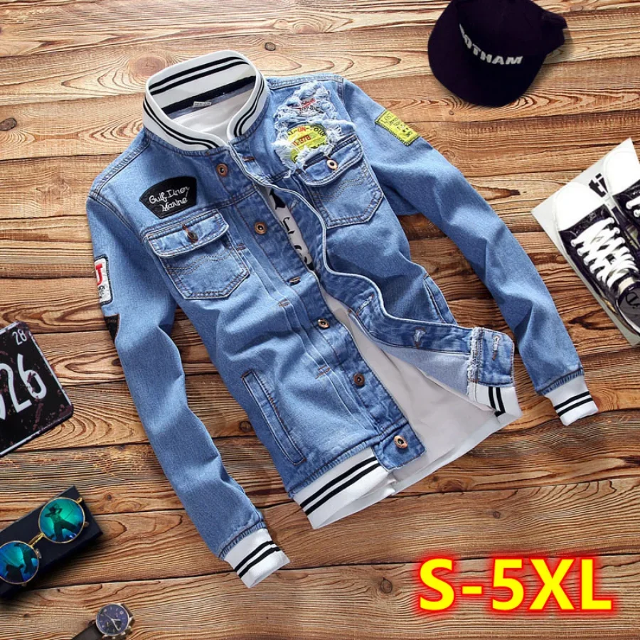 Men'S Fashion Overalls - Neue 2026 männer Denim Jacken Mode