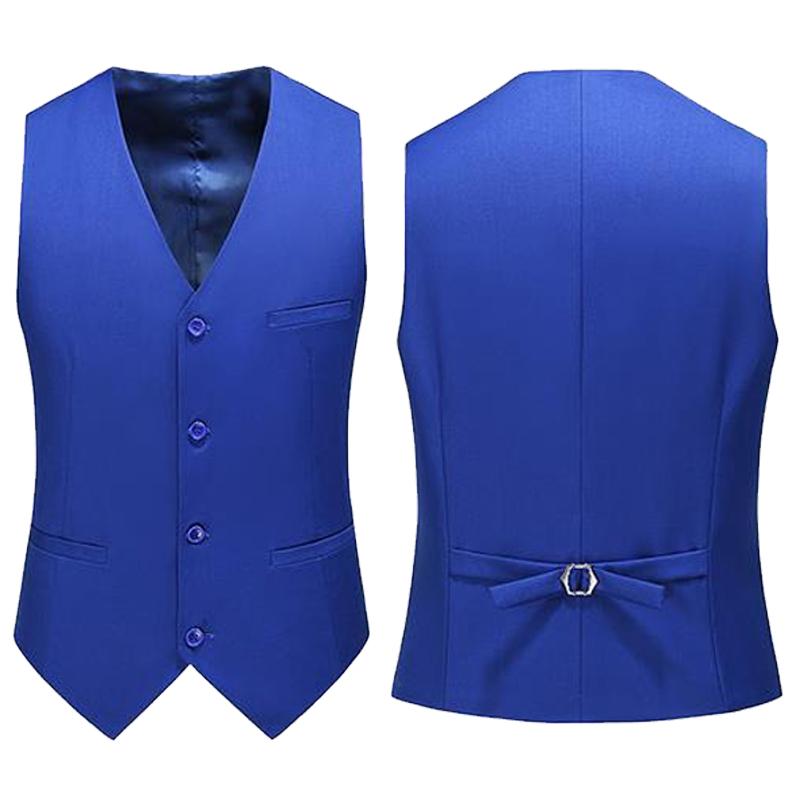 Formal Waistcoat Vest - 19 farben Männer Weste Einfarbig Mode