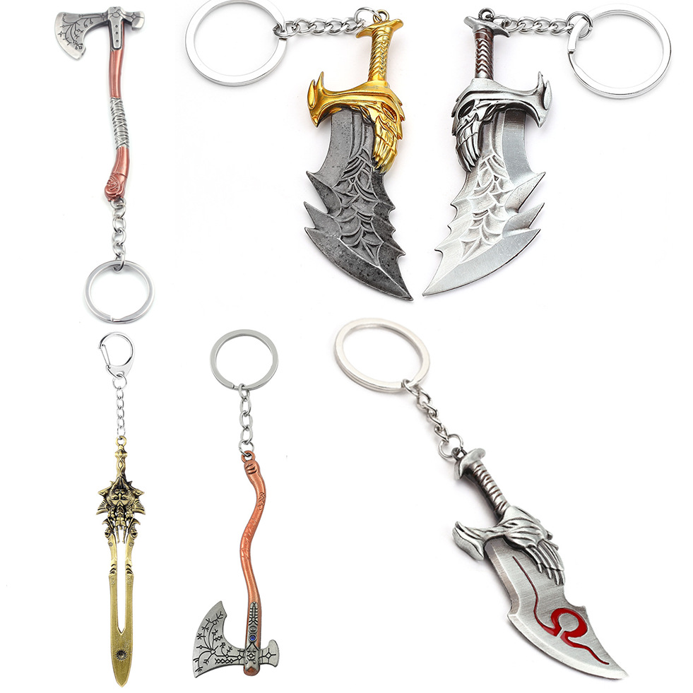 Men Fashion Key - God of War 4 Kratos Schwert