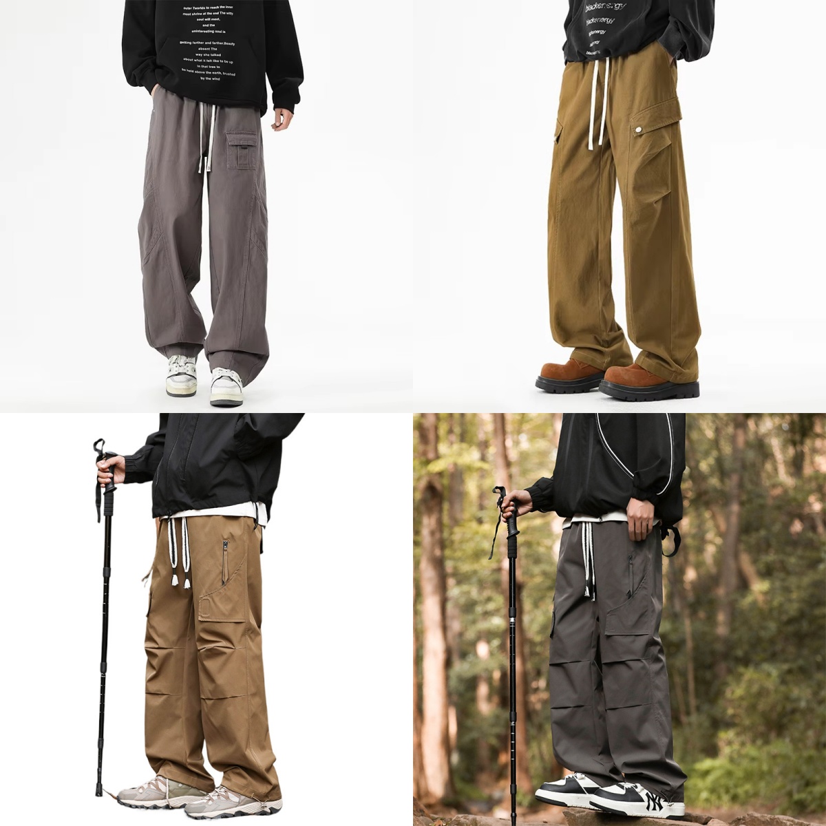Men'S Fashion Khaki Pants - 2025 neue Baumwolle Männer Cargo Hosen