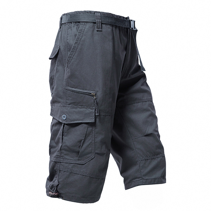 Men'S Fashion Overalls - Herren Baumwoll 3/4 Hosen Lose Übergröße