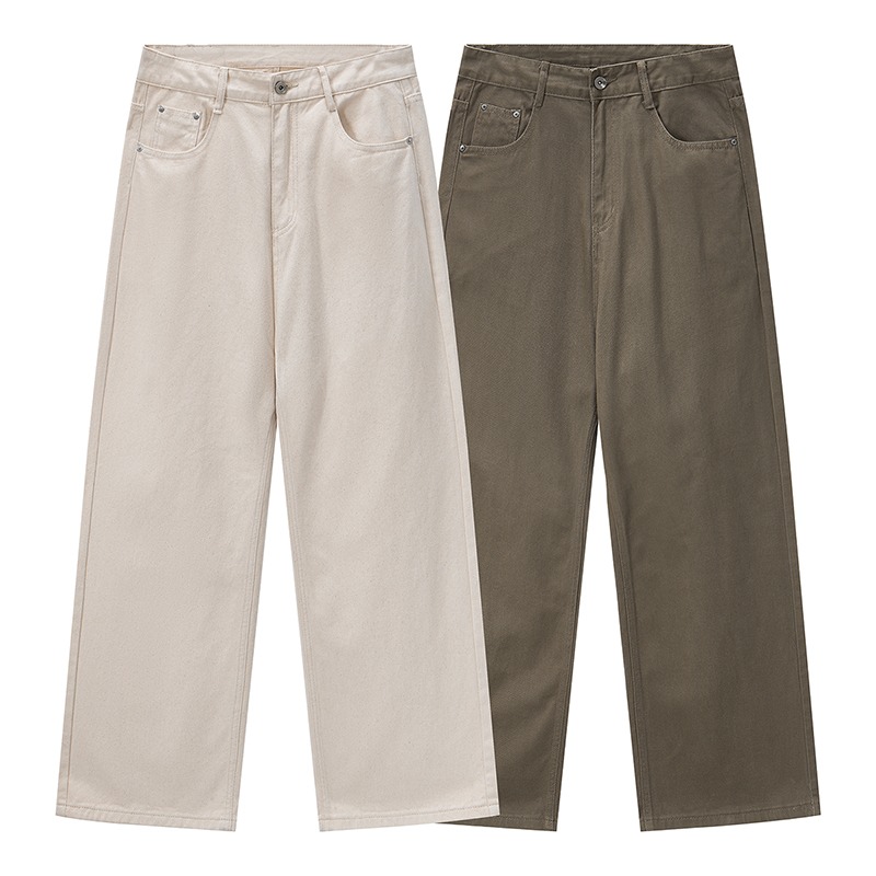 Men'S Fashion For 60 Year Old - Neue amerikanische Vintage-Herrenjeans mit geradem Bein,
