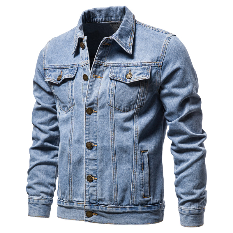Men'S Fashion Pants 2025 - 2023 herbst Männer Feste Denim Jacken