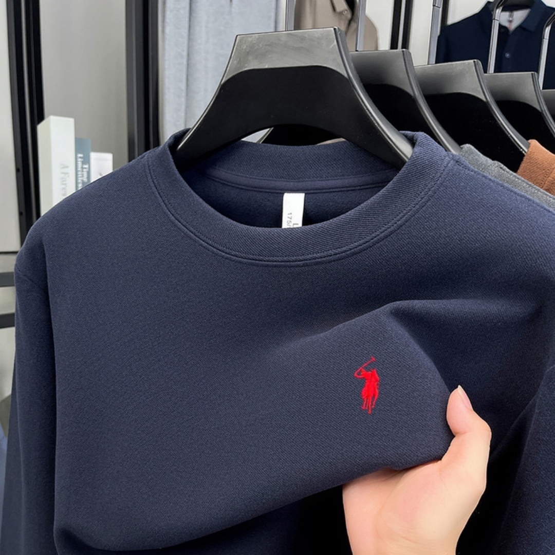 Men'S Winter Fashion - Weiches Baumwoll-Herren-T-Shirt mit langen Ärmeln und