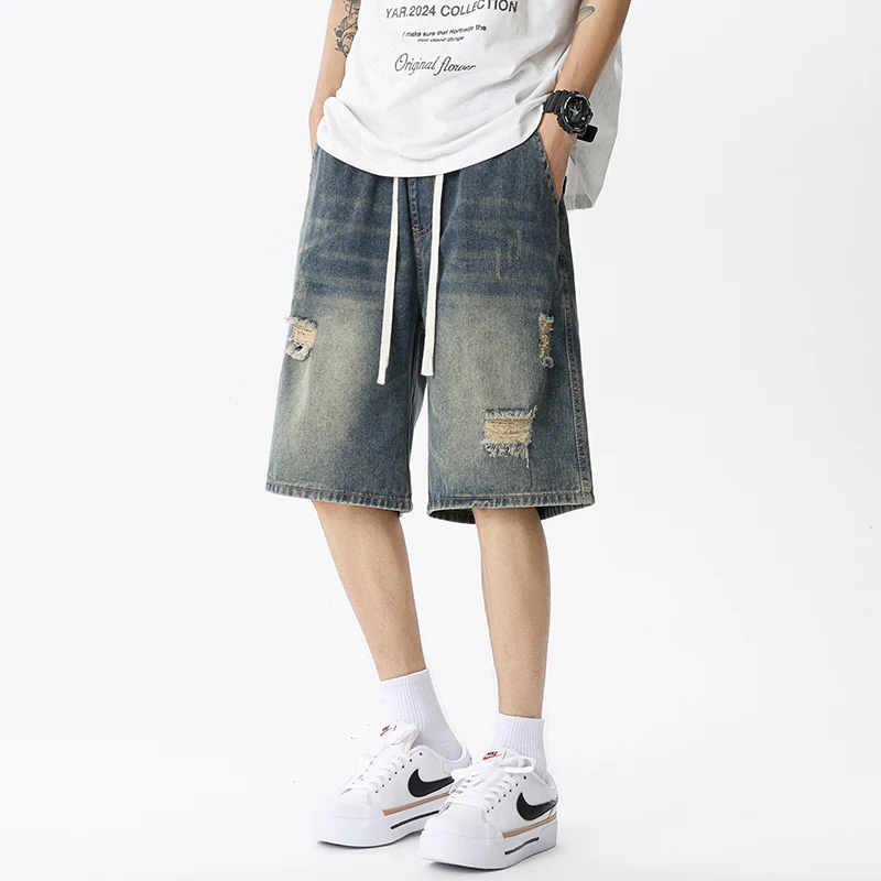 Sommer Dünne Denim Shorts männ – Men'S Fashion Overalls Bewertung und Preis
