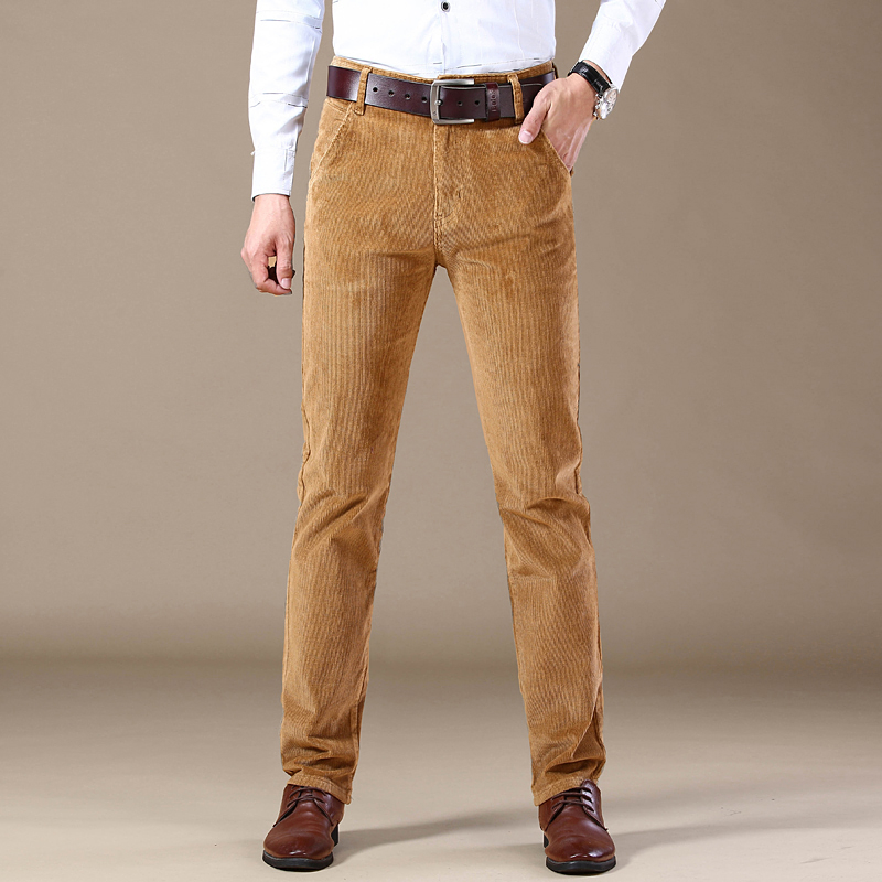 Baumwolle Cord Casual Hosen Mä – Men'S Fashion Khaki Pants Bewertung und Preis