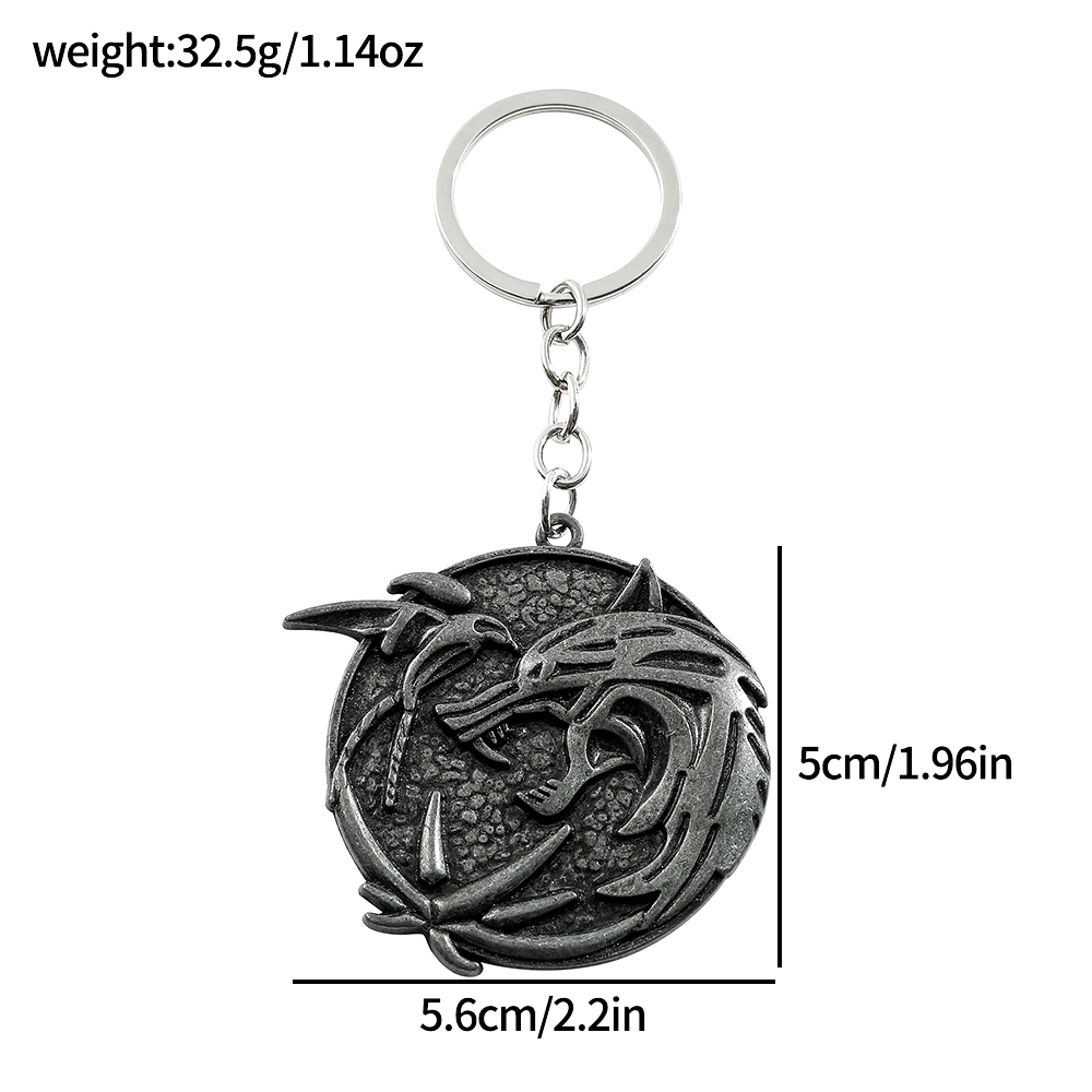 Vintage Wolfskopf-Schlüsselanh – Men Fashion Key Bewertung und Preis