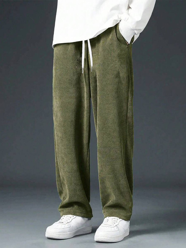 Gerade geschnittene Cordhose f – Men'S Fashion Khaki Pants Bewertung und Preis