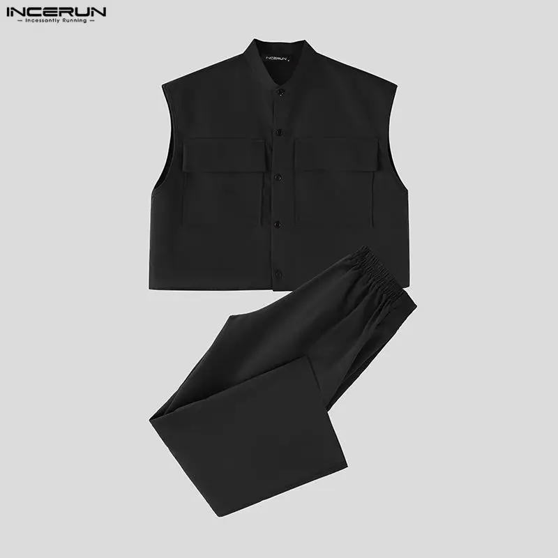 INCERUN Herren-Sets Einfarbige – Mens Fashion Casual Outfits Bewertung und Preis