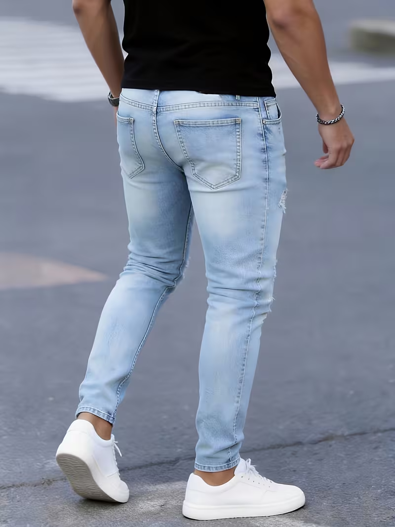 Herren Slim Fit Stretch Jeans  – Men'S Fashion Young Professional Bewertung und Preis