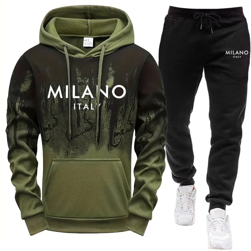 Herren-Set/Hoodie/Hose Italien – Mens Fashion Casual Outfits Bewertung und Preis