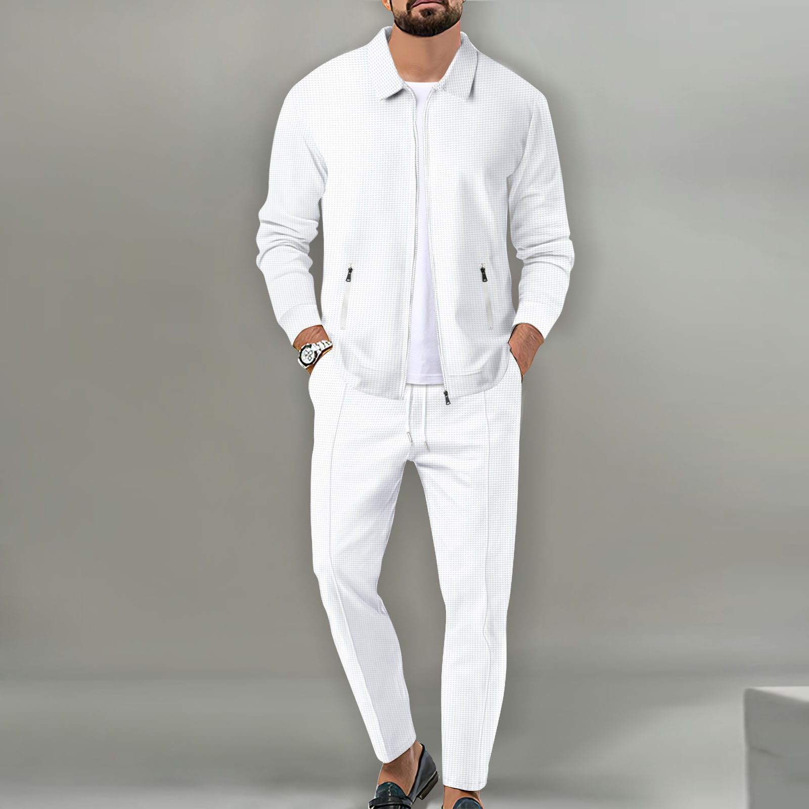 Herbstjacken-Set für junge Män – Knitted Cardigan Men Bewertung und Preis