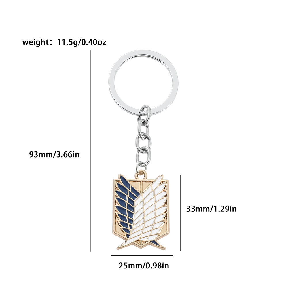 Anime Attack on Titan Emaille- – Men Fashion Key Bewertung und Preis