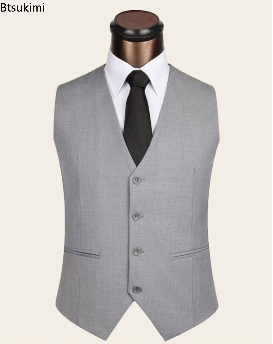S-6XL Plus Größe männer Korean – Formal Waistcoat Vest Bewertung und Preis