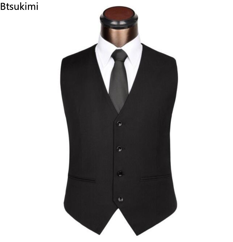 S-6XL Plus Größe männer Korean – Formal Waistcoat Vest Bewertung und Preis