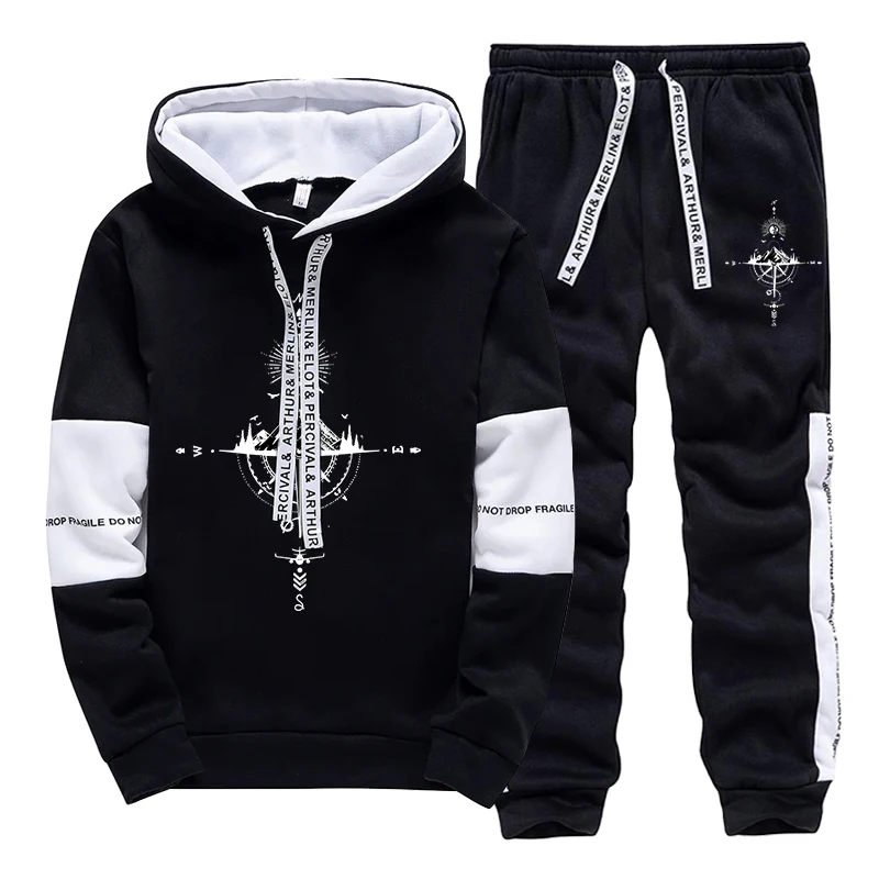 Neuer Herbst-Winter-Herren-Tra – Mens Fashion Casual Outfits Bewertung und Preis