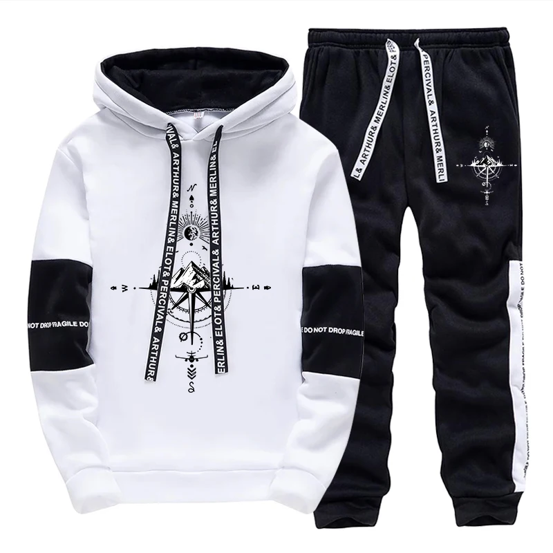 Neuer Herbst-Winter-Herren-Tra – Mens Fashion Casual Outfits Bewertung und Preis