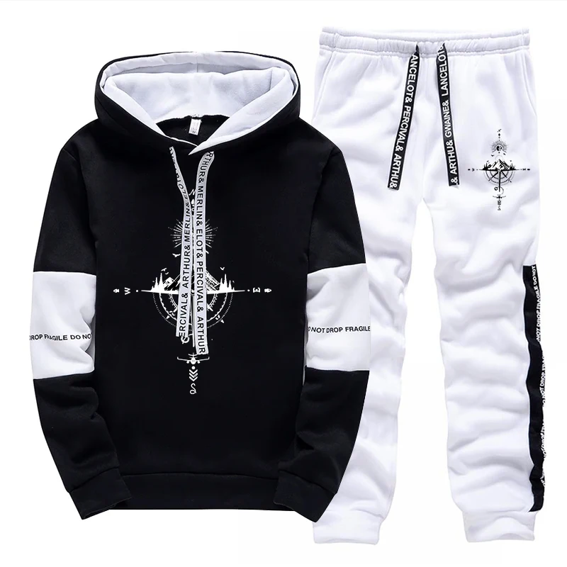 Neuer Herbst-Winter-Herren-Tra – Mens Fashion Casual Outfits Bewertung und Preis