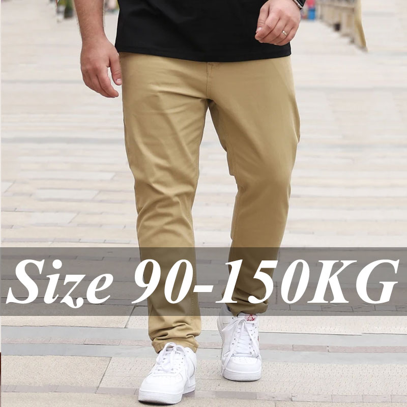 Plus Größe 36-50 männer Hosen  – Men'S Fashion Khaki Pants Bewertung und Preis