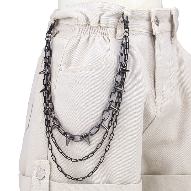 Hip Hop Punk Rock Metall Hosen – Men Fashion Key Bewertung und Preis