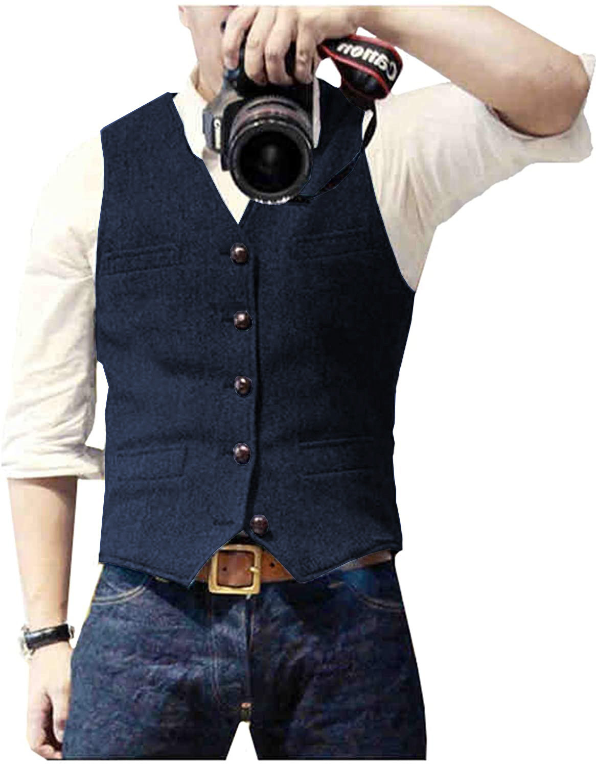 Herren-Anzugweste mit V-Aussch – Formal Waistcoat Vest Bewertung und Preis