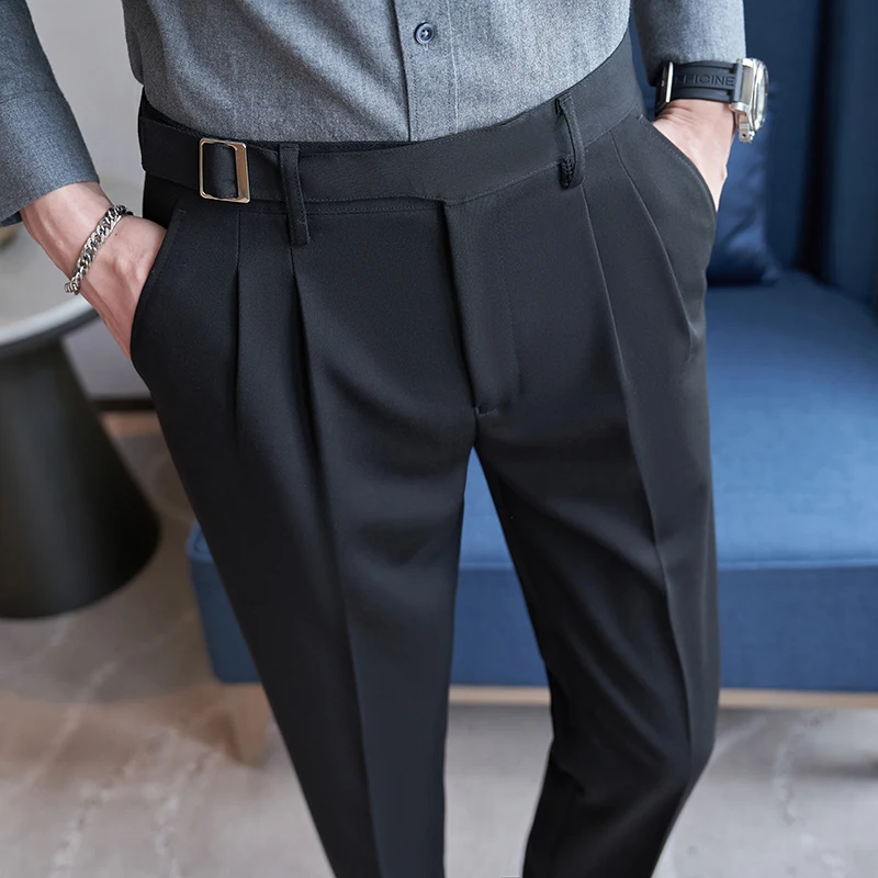 Marineblaue Herrenanzughose, W – Men'S Fashion Khaki Pants Bewertung und Preis