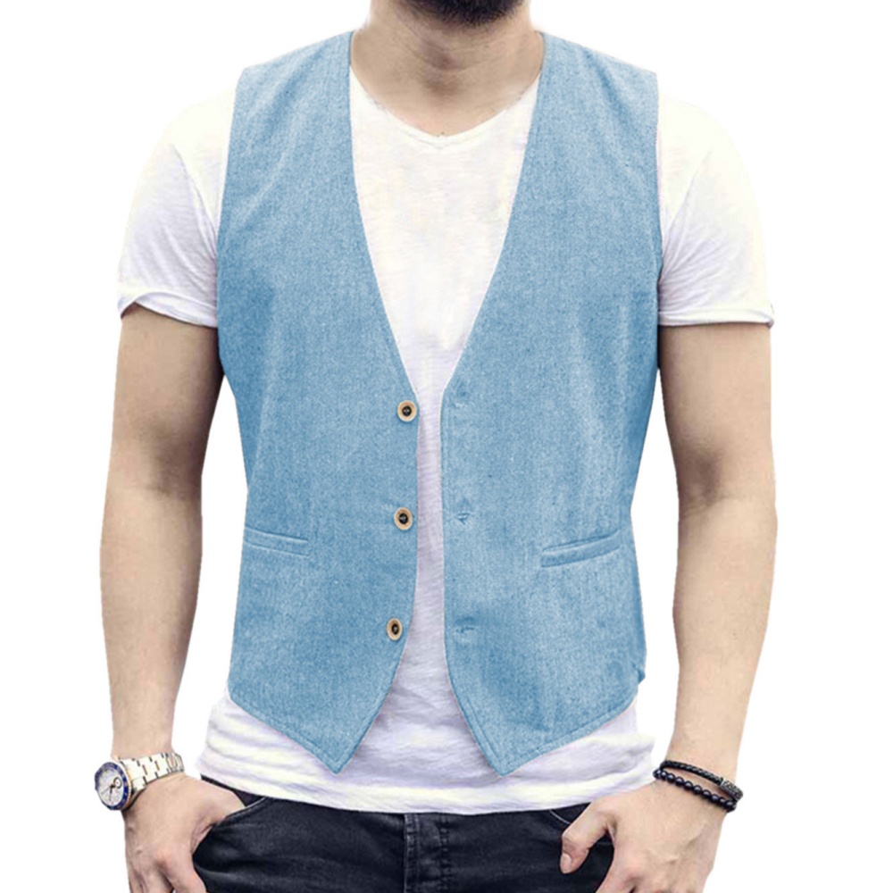 Herren-Leinenweste mit V-Aussc – Formal Waistcoat Vest Bewertung und Preis