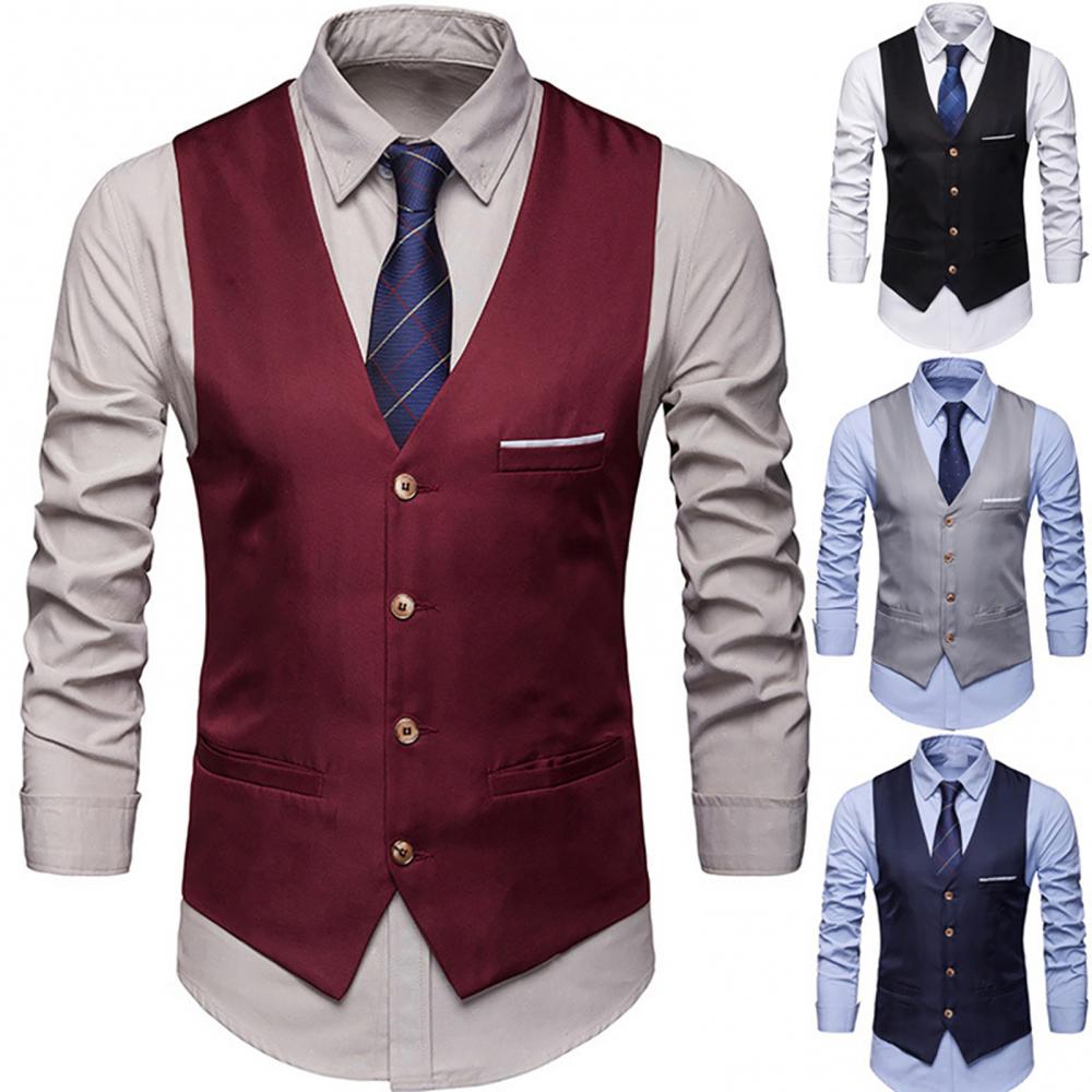 Kleid Westen Für Männer Slim F – Formal Waistcoat Vest Bewertung und Preis