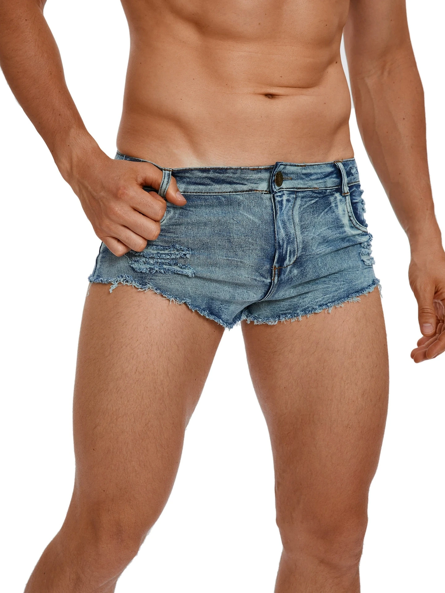Herren-Jeansshorts mit Niedrig – Men'S Fashion Overalls Bewertung und Preis