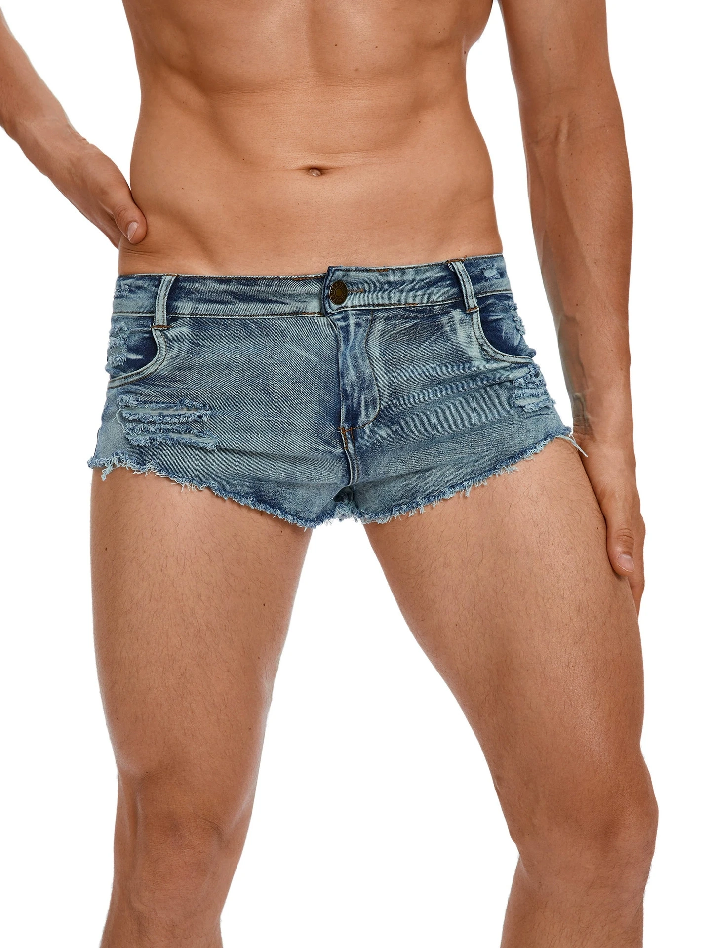 Herren-Jeansshorts mit Niedrig – Men'S Fashion Overalls Bewertung und Preis